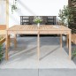 vidaXL Mesa de jardín madera maciza de pino 159,5x82,5x76 cm vidaXL Mesa de jardín madera maciza de pino 159,5x82,5x76 cm