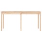 vidaXL Mesa de jardín madera maciza de pino 159,5x82,5x76 cm vidaXL Mesa de jardín madera maciza de pino 159,5x82,5x76 cm