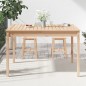 vidaXL Mesa de jardín madera maciza pino 121x82,5x76 cm vidaXL Mesa de jardín madera maciza pino 121x82,5x76 cm
