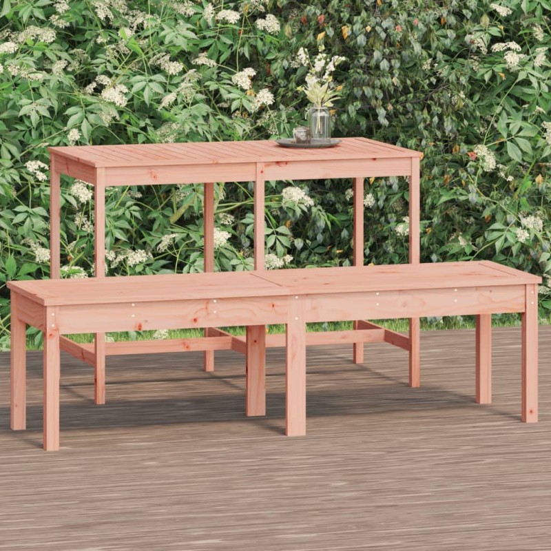 vidaXL Banco de jardín 2 plazas madera maciza douglas 159,5x44x45 cm vidaXL Banco de jardín 2 plazas madera maciza douglas 159,5x44x45 cm