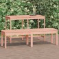 vidaXL Banco de jardín 2 plazas madera maciza douglas 159,5x44x45 cm vidaXL Banco de jardín 2 plazas madera maciza douglas 159,5x44x45 cm