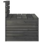 vidaXL Sofá de palés de jardín 4 plazas madera maciza pino gris oscuro vidaXL Sofá de palés de jardín 4 plazas madera maciza pino gris oscuro