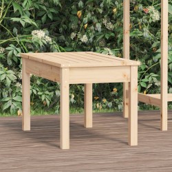 vidaXL Banco de jardín madera maciza de pino 80x44x45 cm