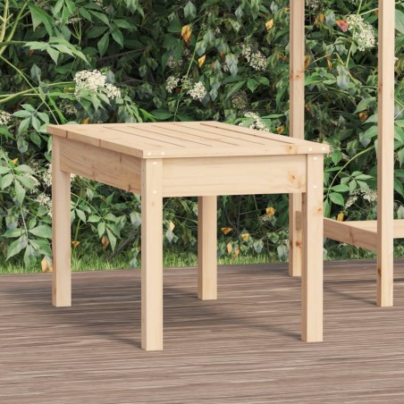 vidaXL Banco de jardín madera maciza de pino 80x44x45 cm