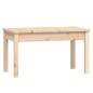 vidaXL Banco de jardín madera maciza de pino 80x44x45 cm