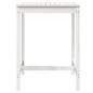 vidaXL Mesa de jardín madera maciza pino blanco 82,5x82,5x110 cm vidaXL Mesa de jardín madera maciza pino blanco 82,5x82,5x110 cm