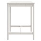 vidaXL Mesa de jardín madera maciza pino blanco 82,5x82,5x110 cm vidaXL Mesa de jardín madera maciza pino blanco 82,5x82,5x110 cm