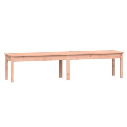 vidaXL Banco de jardín 2 plazas madera maciza Douglas 203,5x44x45 cm