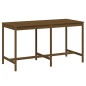 vidaXL Mesa de jardín madera maciza pino marrón miel 203,5x90x110 cm vidaXL Mesa de jardín madera maciza pino marrón miel 203,5x90x110 cm
