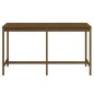 vidaXL Mesa de jardín madera maciza pino marrón miel 203,5x90x110 cm vidaXL Mesa de jardín madera maciza pino marrón miel 203,5x90x110 cm
