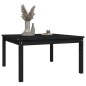 vidaXL Mesa de jardín madera maciza pino negro 82,5x82,5x45 cm vidaXL Mesa de jardín madera maciza pino negro 82,5x82,5x45 cm