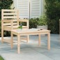 vidaXL Mesa de jardín madera maciza de pino 82,5x50,5x45 cm