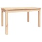 vidaXL Mesa de jardín madera maciza de pino 82,5x50,5x45 cm