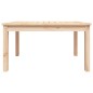 vidaXL Mesa de jardín madera maciza de pino 82,5x50,5x45 cm