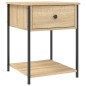 vidaXL Mesitas noche 2 uds madera ingeniería roble Sonoma 44x45x58 cm vidaXL Mesitas noche 2 uds madera ingeniería roble Sonoma 44x45x58 cm