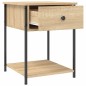vidaXL Mesitas noche 2 uds madera ingeniería roble Sonoma 44x45x58 cm vidaXL Mesitas noche 2 uds madera ingeniería roble Sonoma 44x45x58 cm