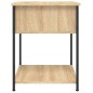 vidaXL Mesitas noche 2 uds madera ingeniería roble Sonoma 44x45x58 cm vidaXL Mesitas noche 2 uds madera ingeniería roble Sonoma 44x45x58 cm
