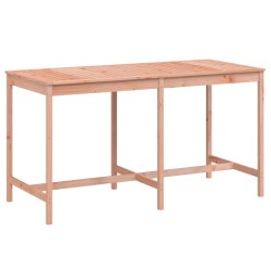 vidaXL Mesa de jardín madera maciza de abeto Douglas 203,5x90x110 cm