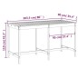 vidaXL Mesa de jardín madera maciza de abeto Douglas 203,5x90x110 cm vidaXL Mesa de jardín madera maciza de abeto Douglas 203,5x90x110 cm