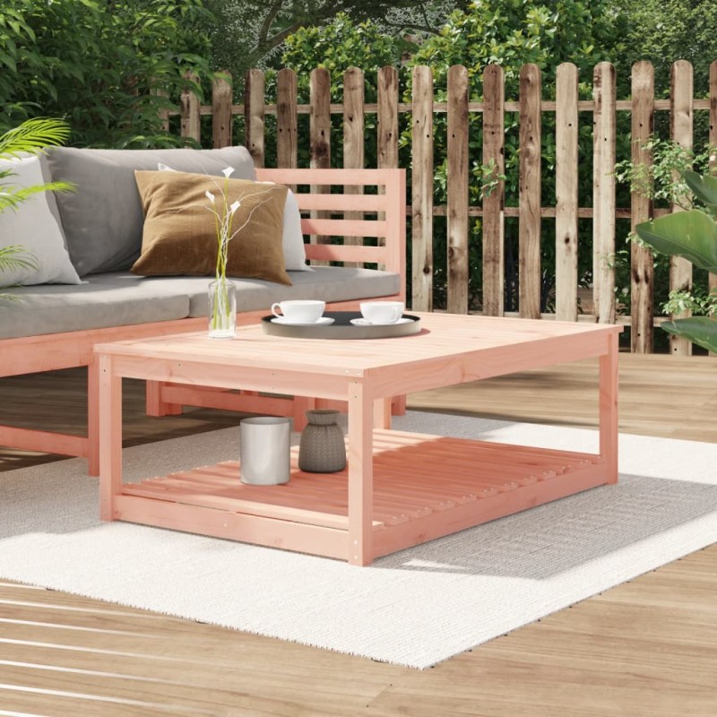 vidaXL Mesa de jardín madera maciza abeto de Douglas 121x82,5x45 cm vidaXL Mesa de jardín madera maciza abeto de Douglas 121x82,5x45 cm