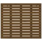vidaXL Cabecero cama pared madera maciza pino marrón miel 126x3x91,5cm vidaXL Cabecero cama pared madera maciza pino marrón miel 126x3x91,5cm