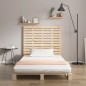 vidaXL Cabecero de cama de pared madera maciza de pino 146x3x91,5 cm vidaXL Cabecero de cama de pared madera maciza de pino 146x3x91,5 cm