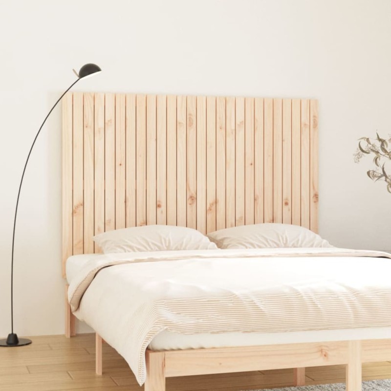 vidaXL Cabecero de cama de pared madera maciza de pino 166x3x110 cm vidaXL Cabecero de cama de pared madera maciza de pino 166x3x110 cm