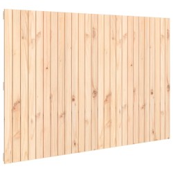 vidaXL Cabecero de cama de pared madera maciza de pino 166x3x110 cm
