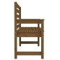 vidaXL Banco de jardín madera maciza pino marrón miel 109x48x91,5 cm vidaXL Banco de jardín madera maciza pino marrón miel 109x48x91,5 cm