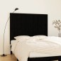 vidaXL Cabecero de cama pared madera maciza pino negro 146,5x3x110 cm vidaXL Cabecero de cama pared madera maciza pino negro 146,5x3x110 cm