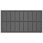 vidaXL Cabecero de cama de pared madera maciza pino gris 204x3x110 cm vidaXL Cabecero de cama de pared madera maciza pino gris 204x3x110 cm