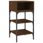 vidaXL Mesita noche 2 uds madera ingeniería marrón roble 35x34,5x70 cm vidaXL Mesita noche 2 uds madera ingeniería marrón roble 35x34,5x70 cm