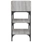 vidaXL Mesitas noche 2 uds madera ingeniería gris Sonoma 35x34,5x70 cm vidaXL Mesitas noche 2 uds madera ingeniería gris Sonoma 35x34,5x70 cm