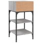 vidaXL Mesitas noche 2 uds madera ingeniería gris Sonoma 35x34,5x70 cm vidaXL Mesitas noche 2 uds madera ingeniería gris Sonoma 35x34,5x70 cm