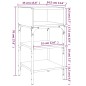 vidaXL Mesitas noche 2 uds madera ingeniería gris Sonoma 35x34,5x70 cm vidaXL Mesitas noche 2 uds madera ingeniería gris Sonoma 35x34,5x70 cm