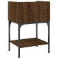 vidaXL Mesita de noche madera de ingeniería marrón roble 40,5x31x60 cm vidaXL Mesita de noche madera de ingeniería marrón roble 40,5x31x60 cm