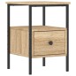 vidaXL Mesita de noche madera de ingeniería roble Sonoma 34x36x50 cm vidaXL Mesita de noche madera de ingeniería roble Sonoma 34x36x50 cm