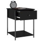 vidaXL Mesitas de noche 2 uds madera de ingeniería negro 44x45x58 cm vidaXL Mesitas de noche 2 uds madera de ingeniería negro 44x45x58 cm