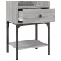vidaXL Mesita de noche madera de ingeniería gris Sonoma 40,5x31x60 cm vidaXL Mesita de noche madera de ingeniería gris Sonoma 40,5x31x60 cm