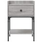 vidaXL Mesita de noche madera de ingeniería gris Sonoma 40,5x31x60 cm vidaXL Mesita de noche madera de ingeniería gris Sonoma 40,5x31x60 cm