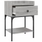 vidaXL Mesita de noche madera de ingeniería gris Sonoma 40,5x31x60 cm vidaXL Mesita de noche madera de ingeniería gris Sonoma 40,5x31x60 cm