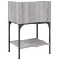 vidaXL Mesita de noche madera de ingeniería gris Sonoma 40,5x31x60 cm vidaXL Mesita de noche madera de ingeniería gris Sonoma 40,5x31x60 cm