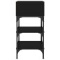 vidaXL Mesitas de noche 2 uds madera de ingeniería negro 35x34,5x70 cm vidaXL Mesitas de noche 2 uds madera de ingeniería negro 35x34,5x70 cm