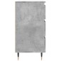vidaXL Mesita de noche madera de ingeniería gris hormigón 40x35x69 cm vidaXL Mesita de noche madera de ingeniería gris hormigón 40x35x69 cm