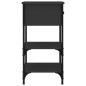 vidaXL Mesitas de noche 2 uds madera de ingeniería negro 34x36x70 cm vidaXL Mesitas de noche 2 uds madera de ingeniería negro 34x36x70 cm