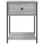 vidaXL Mesita de noche 2 uds madera ingeniería gris Sonoma 44x45x58 cm vidaXL Mesita de noche 2 uds madera ingeniería gris Sonoma 44x45x58 cm