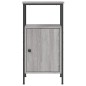 vidaXL Mesita de noche madera de ingeniería gris Sonoma 41x31x80 cm vidaXL Mesita de noche madera de ingeniería gris Sonoma 41x31x80 cm