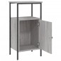 vidaXL Mesita de noche madera de ingeniería gris Sonoma 41x31x80 cm vidaXL Mesita de noche madera de ingeniería gris Sonoma 41x31x80 cm
