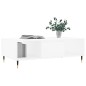 vidaXL Mesa de centro madera de ingeniería blanco 104x60x35 cm