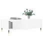 vidaXL Mesa de centro madera de ingeniería blanco 104x60x35 cm